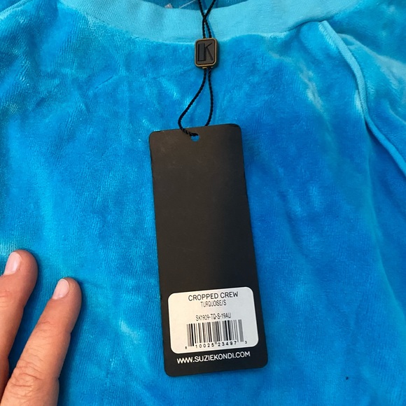 Suzi Kondi velour set blue NWT - Picture 2 of 3